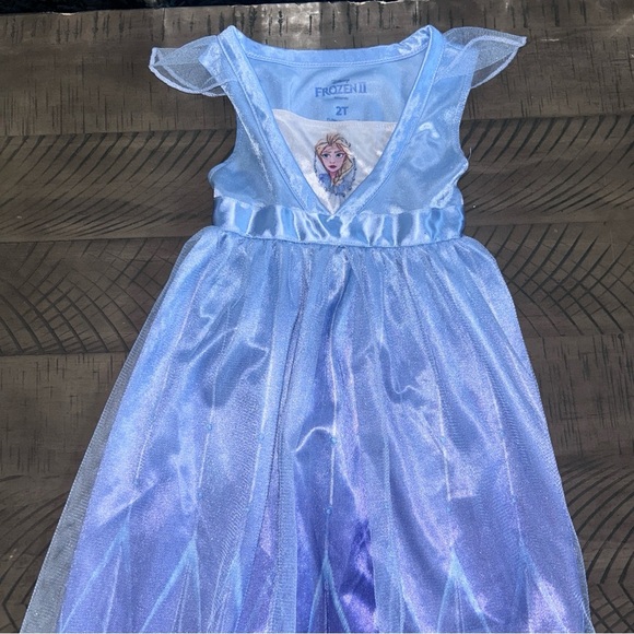 Disney Frozen Light Blue Dress - Picture 1 of 3